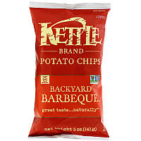 ОРИГИНАЛ!Kettle Foods, Картофельні чипси, зі смаком барбекю 141 грам виробництва США