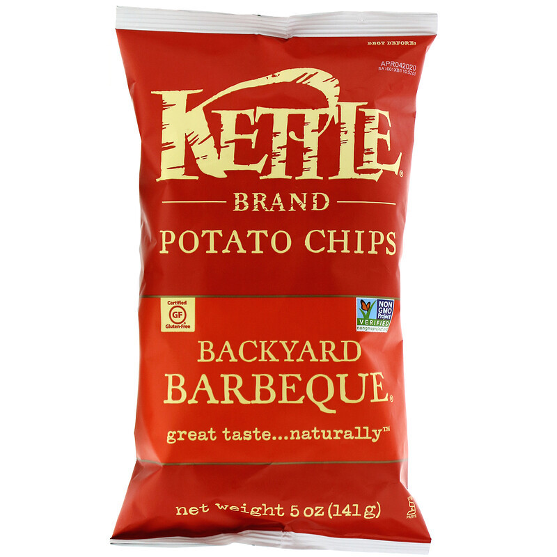 ОРИГИНАЛ!Kettle Foods, Картофельні чипси, зі смаком барбекю 141 грам виробництва США - фото 1 - id-p1274043104