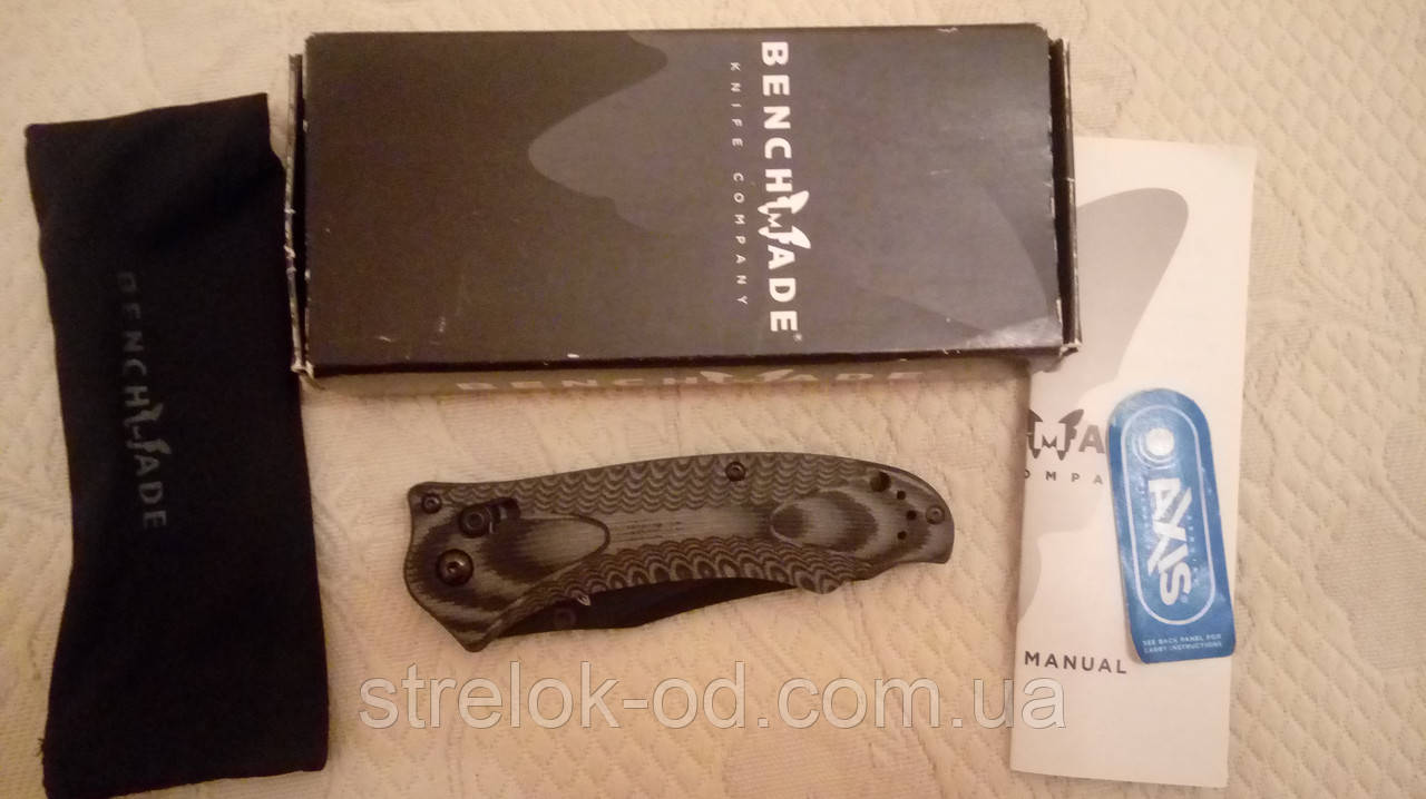Складной нож  Benchmade 950BK Osborne Rift AXIS, Black, G10