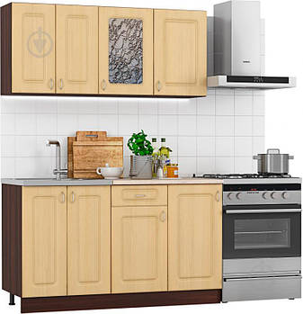 Готова світла модульна кухня МДФ (1,4 метра) hotdeal