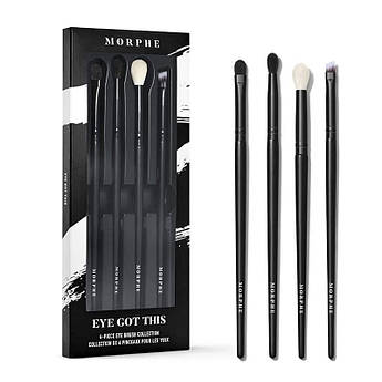 Набір з 4 пензлей для макіяжу очей Morphe Eye Got This Brush Set