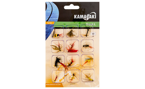 Набір мушок Energofish Kamasaki Fly Set 12шт (84309010), фото 1