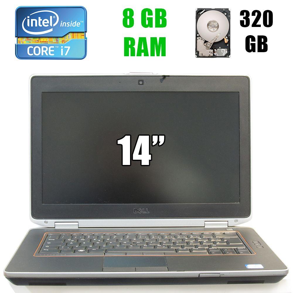 Dell Latitude E6420 / 14" (1600x900) LED / Intel Core i7-2640M (2(4)ядра по 2.80-3.50GHz) / 8 GB DDR3 / 320 GB HDD / DVD-RW, Web-camera