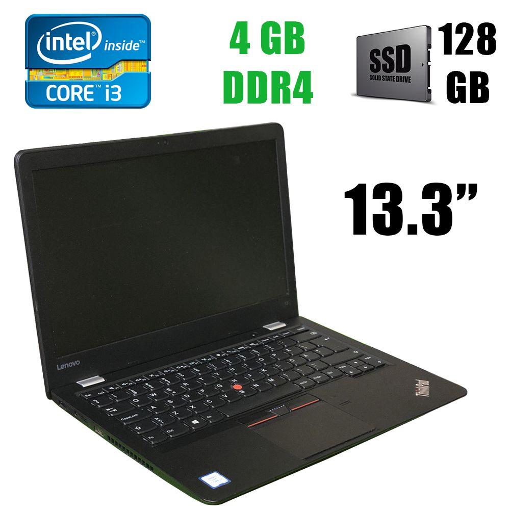 Lenovo ThinkPad S2 / 13.3" (1366x768) / Intel Core i3-6100U (2(4)ядра по 2.30GHz) / 4 GB DDR4 / 128 GB SSD