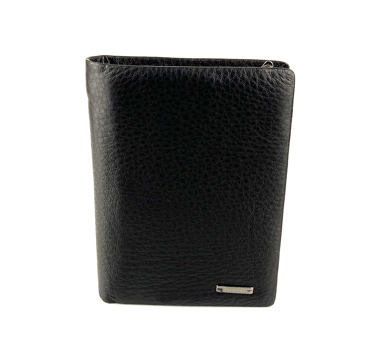 Чоловічий шкіряний гаманець Cardinal 13.5 x 10 x 3 см Чорний (234-a)