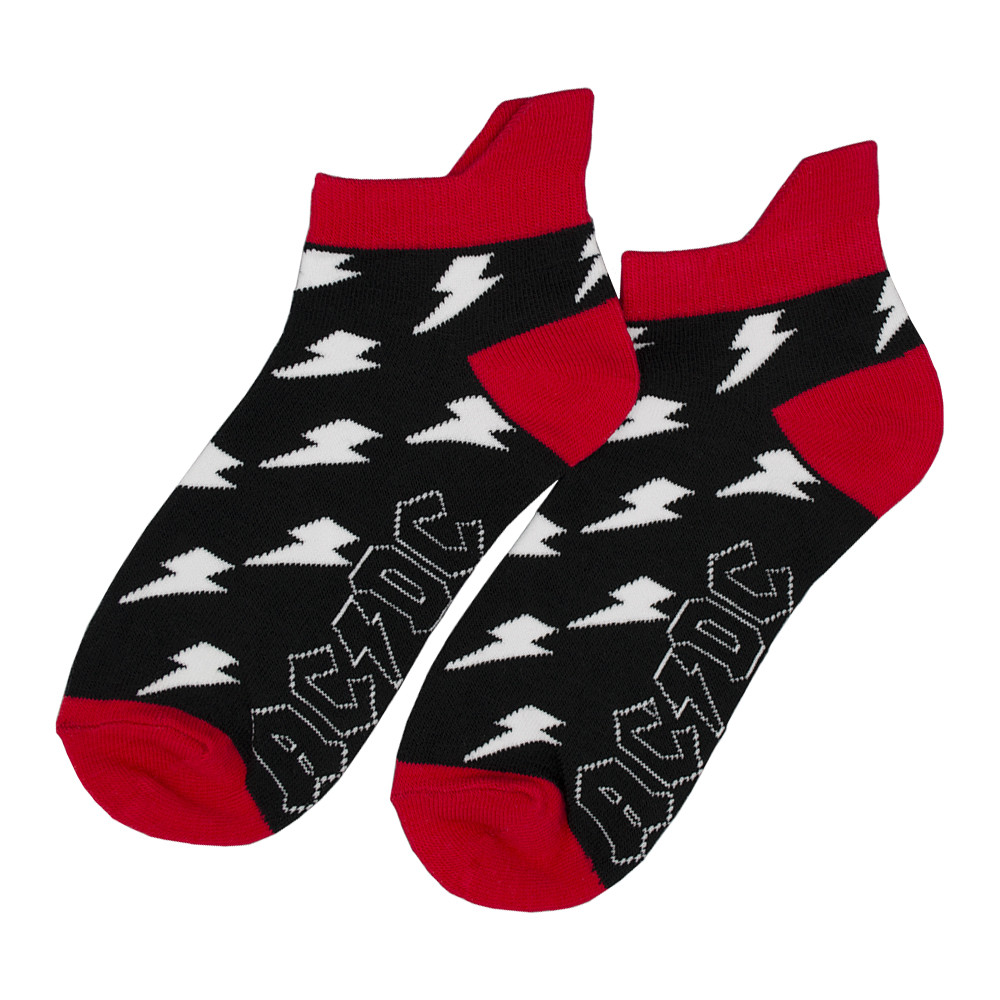 Шкарпетки AC/DC black logo (чорні з червоним) р.36-45 (th)