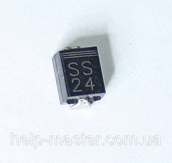 Діод Шоттки SS24 (SMD), фото 1