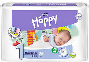 Підгузники дитячі Bella Baby Happy Newborn 2-5 кг 25 шт (5900516601805)