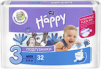 Подгузники детские Bella Baby Happy Midi 5-9 кг 32 шт (5900516600778)