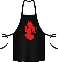 Фартух з принтом "Дівчина-лисиця"