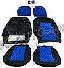 Чохли на сидіння ВАЗ 2108-21099, 2113-2115 (Тюнинг) синие, фото 4