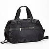 Сумка спортивна дорожня багажна чорна чоловіча тканинна плечовий ремінь для взуття Dolly 941, фото 7