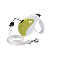 Поводок - рулетка для собак со шнуром Ferplast Amigo Cord (Ферпласт Амиго Корд) 14 х 3.6 х h 12 см - S, Желтый