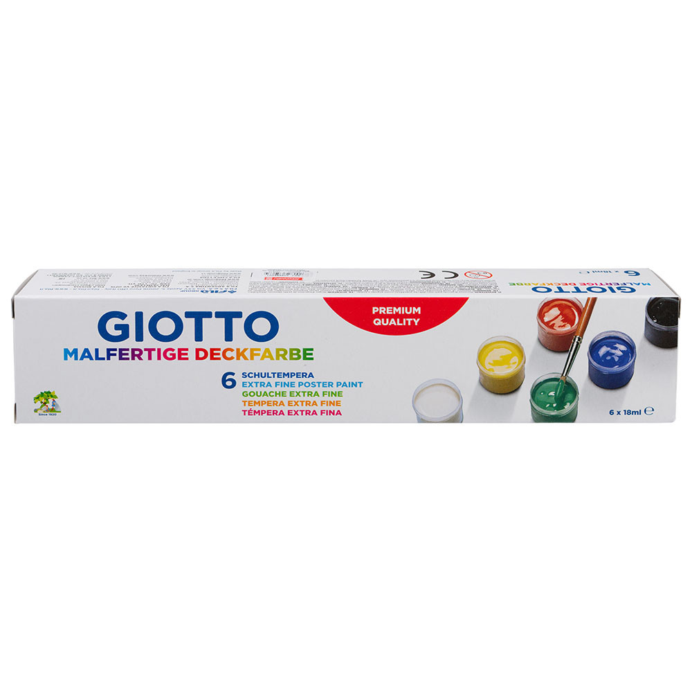 Фарба GIOTTO 6 кольорів темперна 1048885