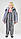 Зимова дитяча куртка для дівчинки Сніжинка — веселка, світловідбивайка. р — 104, фото 8
