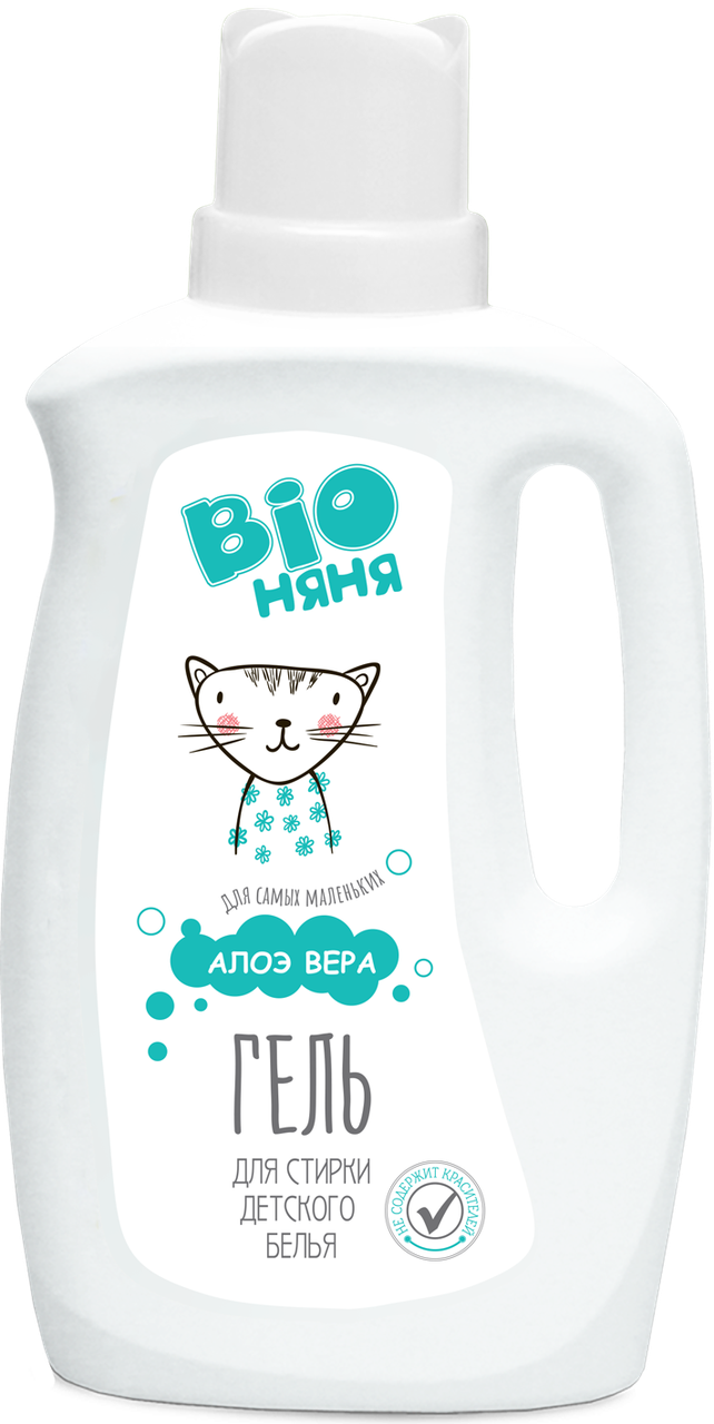 Гель для прання дитячої білизни BIO Няня Алое Віра 1000мл