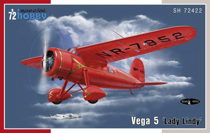 Пластикова модель 1/72 Special hobby 72422 Американський літак Vega 5 'Lady Lindy'