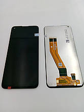 Дисплей для мобільного телефона Samsung A11 2020/A115/M11 2020/M115, чорний, з тачскрином, PLS TFT LCD, ORIG