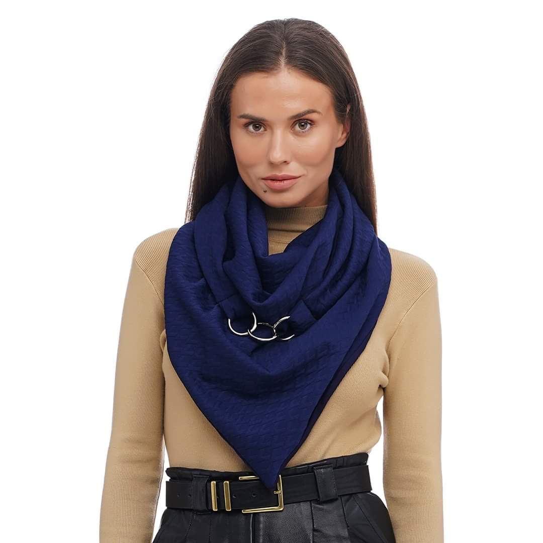 Шарф-бактус "Единбург", жіночий шарф, великий жіночий шарф, подарунок жінці, фото 1