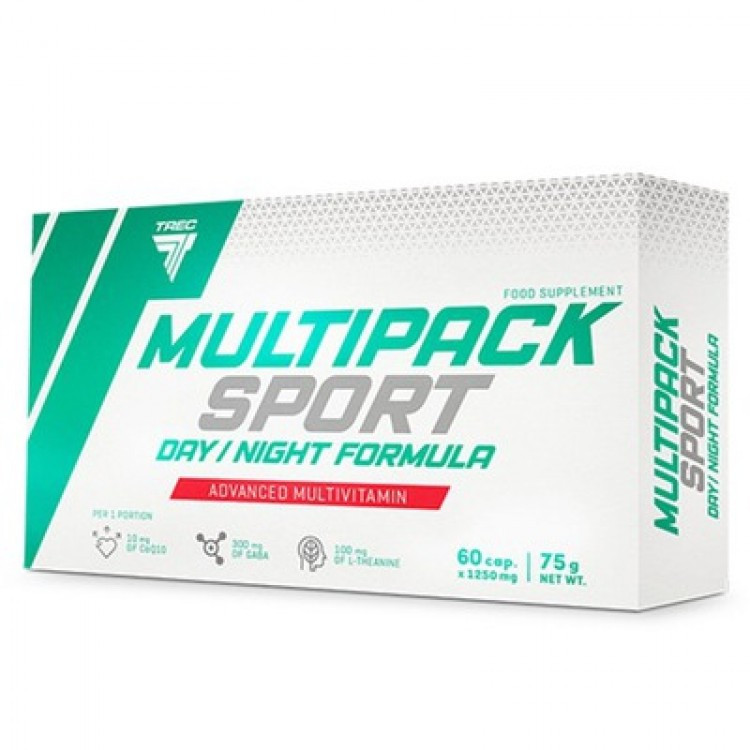Вітаміни і мінерали Trec Nutrition Multipack Sport Day/Night Formula 60caps, фото 1