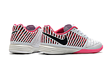 Футзалки Nike Lunar Gato II IC white/pink, фото 3