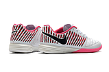 Футзалки Nike Lunar Gato II IC white/pink, фото 2