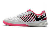 Футзалки Nike Lunar Gato II IC white/pink