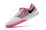 Футзалки Nike Lunar Gato II IC white/pink, фото 4