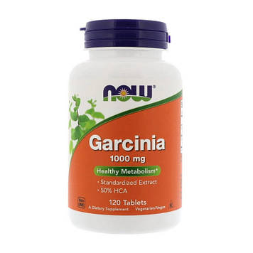 Екстракт Гарцинії Now Foods Garcinia 1000 mg 120 таблеток