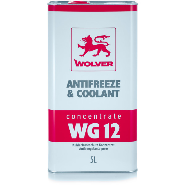Антифриз концентрат WOLVER WG12 червоний 5л
