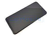 Дисплей для Samsung A10 (A105) с сенсором черный + рамка оригинал (Китай)