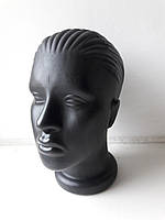 Манекен пластиковая женская голова черная