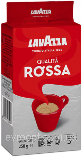 Кава мелена Lavazza Rossa, 250 г (k)