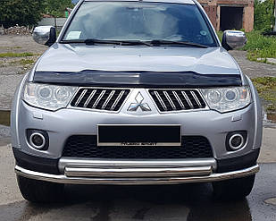 Кенгурник подвійний вус на Mitsubishi Pajero Sport (2008-2015) Мітсубісі Паджеро Спорт PRS