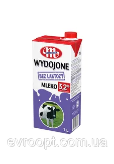 Молоко Mlekovita безлактозної 3,2 % 1л