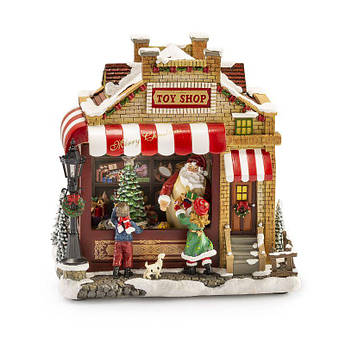 Музична статуетка з підсвічуванням у Різдвяному стилі "Магазин іграшок" Palais Royal