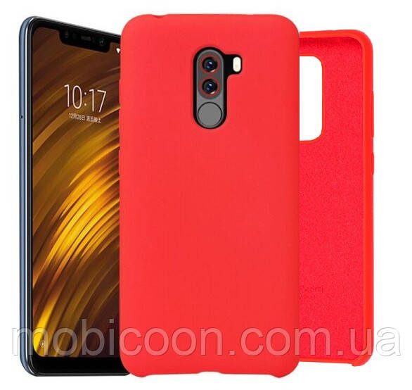 Original Silicone Case для Xiaomi Pocophone F1 Red, фото 1