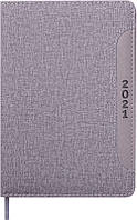 Ежедневник датированный 2022 Buromax LIGA A5 серый 336 стр (BM.2187-09)