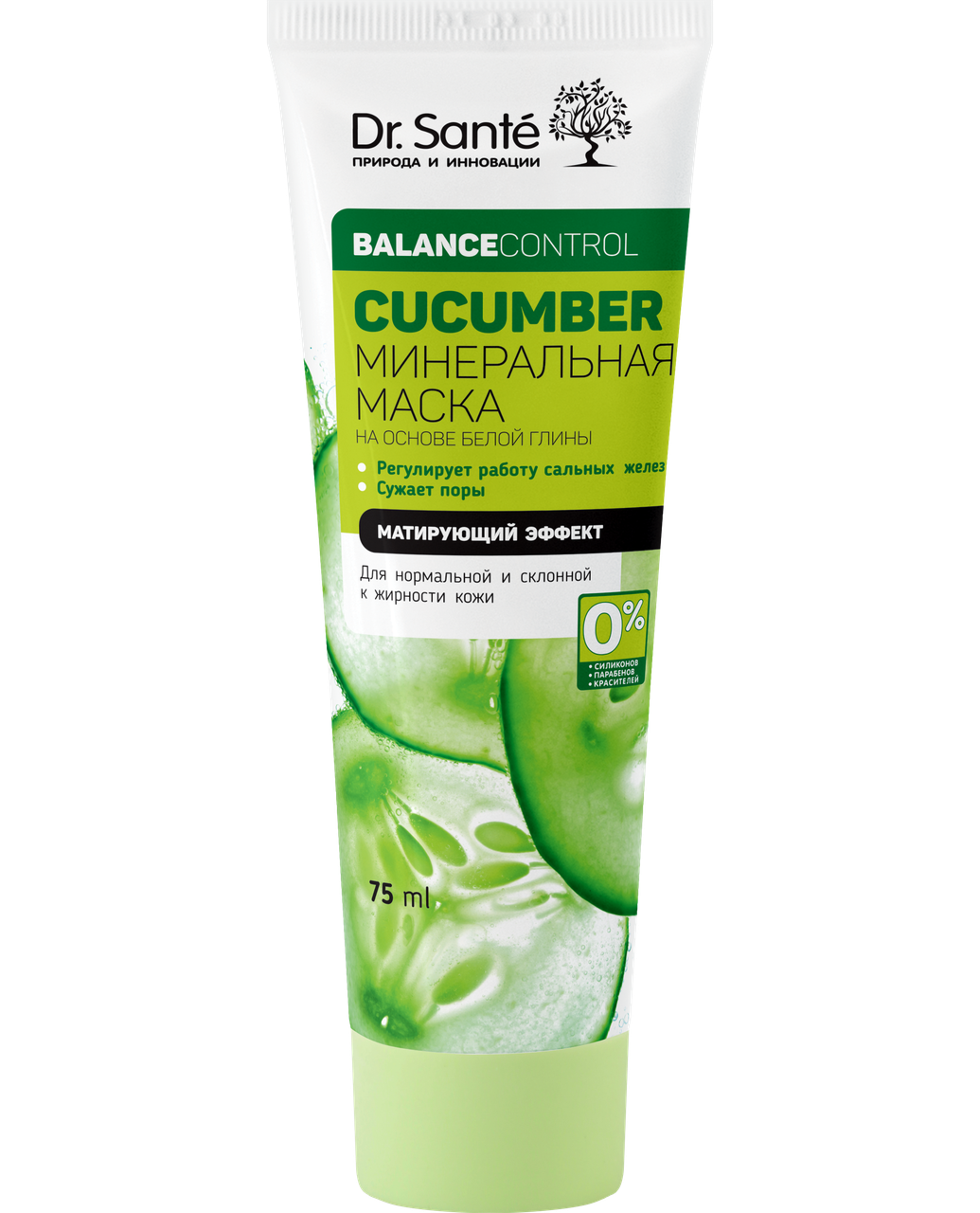 Мінеральна маска 75 мл Dr.Sante Cucumber