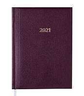 Ежедневник датированный 2022 Buromax BASE(Miradur) LOGO2U A5 бордовый 336 стр бумвинил/поролон (BM.2108-13)