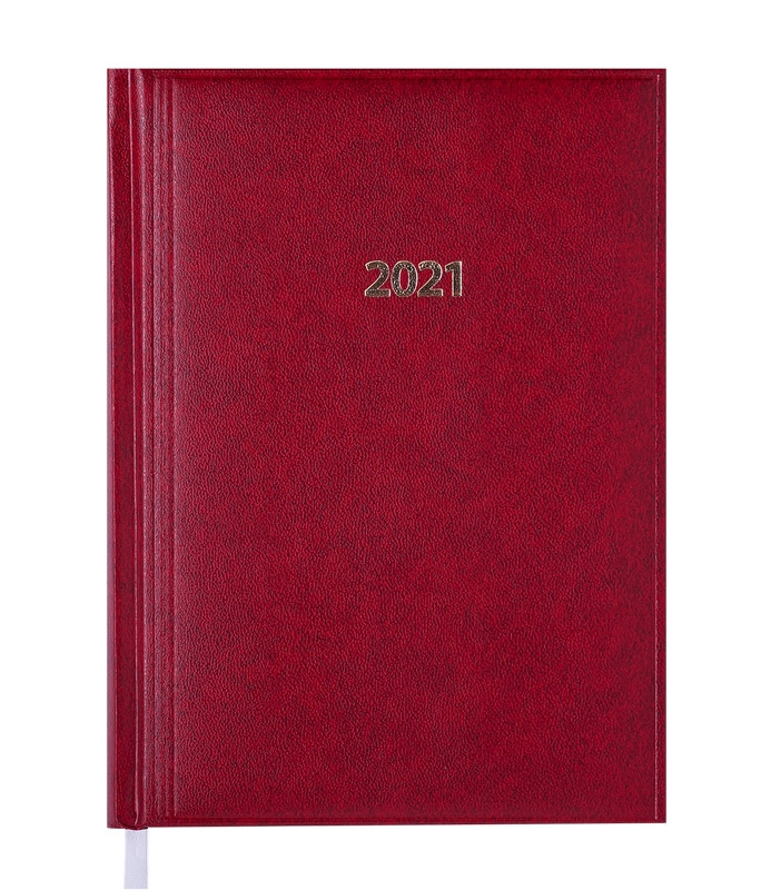 Щоденник датований 2022 Buromax BASE(Miradur) LOGO2U A5 червоний 336 стор бумвініл/поролон (BM.2108-05)