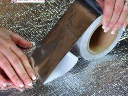 Скотч алюмініевий +PET (захист від УФ) 100 мм х 50 м