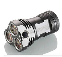 Потужний ліхтар прожектор Manker MK34 8000лм 12xCree XPG3 + подарунок акумулятори