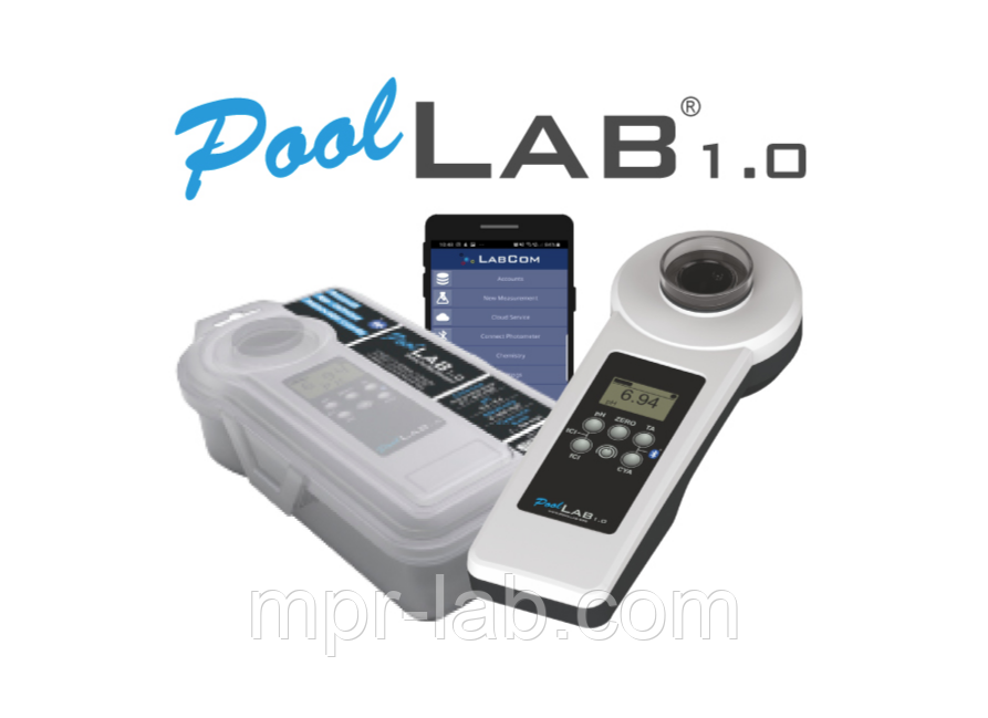 Фотометр PoolLab 1.0 (DPD1, DPD3, pH, Alkalinity-M, CYA-Test)