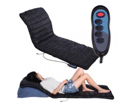 ОПТ Масажний матрац Massage mat prof універсальний із підігрівом вібромасаж 4 програми масажу з пультом