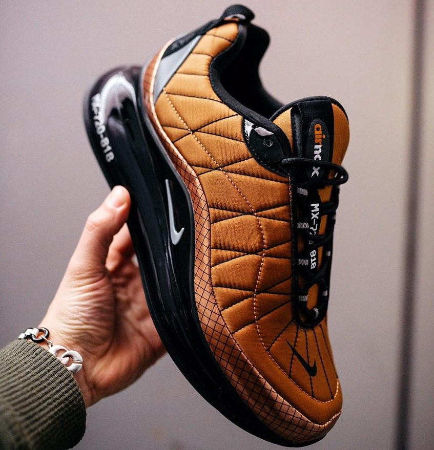Теплі чоловічі кросівки Nike MX-720-818 "Copper Black" ТЕРМО 41-45р. Живе фото (топ), фото 1