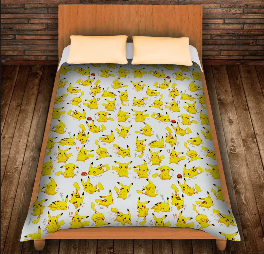 Плед з 3D принтом-POKEMON PIKACHU