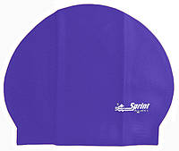 Шапочка для плавания Sprint Aquatics Latex Cap (SA-300-purple), фиолетовая