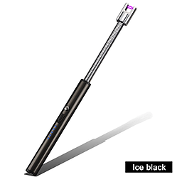 Універсальна гнучка кухонна імпульсна USB запальничка для плити мангалу та іншого Ice Black