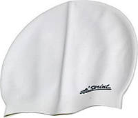 Шапочка для плавания Sprint Aquatics Silicone Swim Cap (SA-390-pearl-white), белая